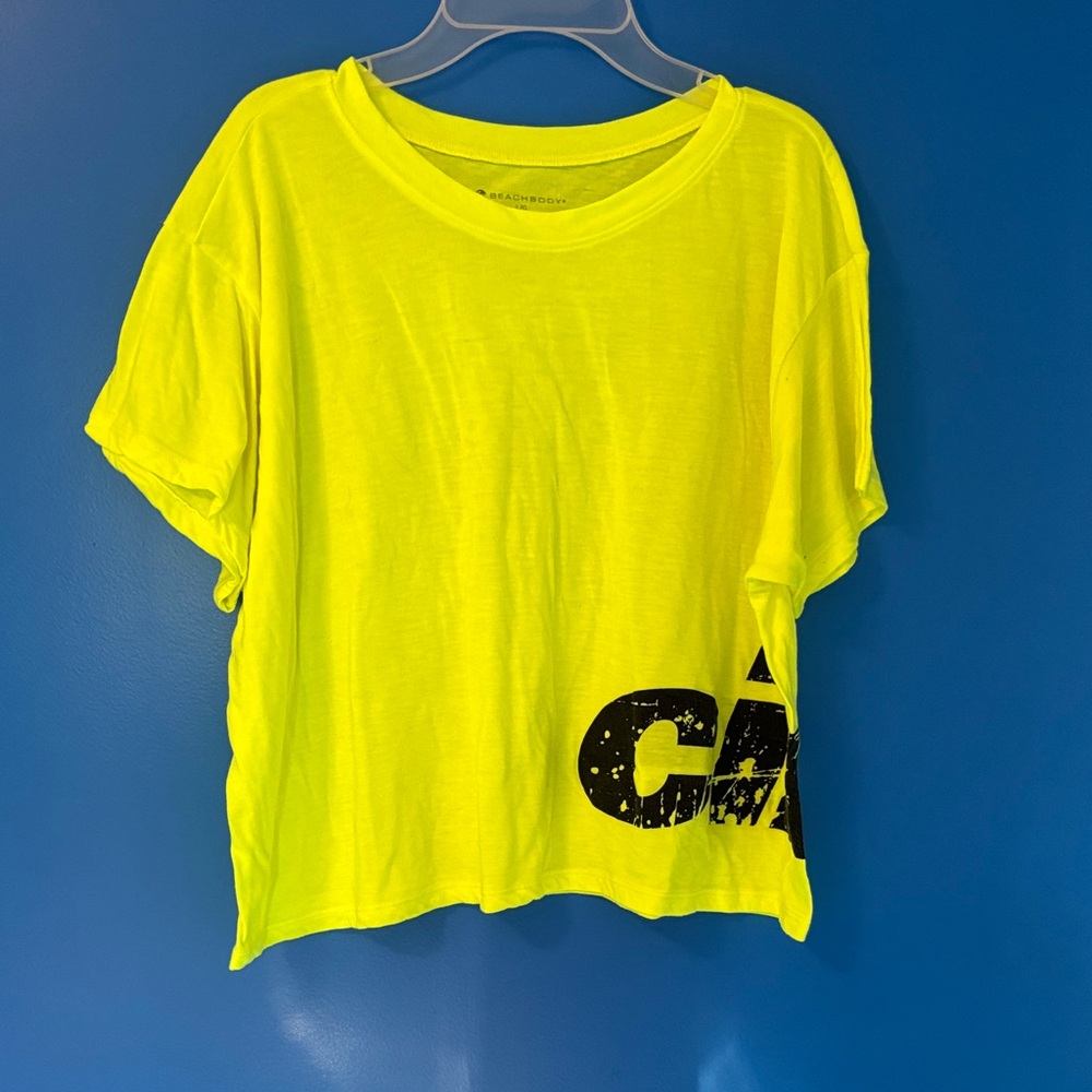 Beachbody Neon Yellow Tee